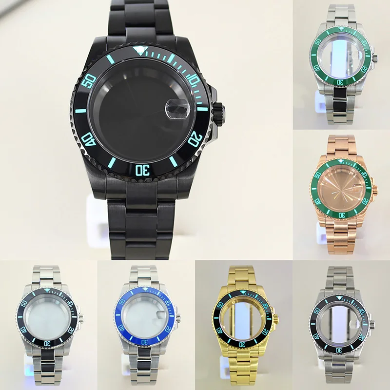 

40mm 200m Waterproof NH35 NH34 Watch Case Accessories For NH35 NH36 4R36 NH70 NH72 Miyota8215 Eta2824 PT5000 Movement C3 Bezel