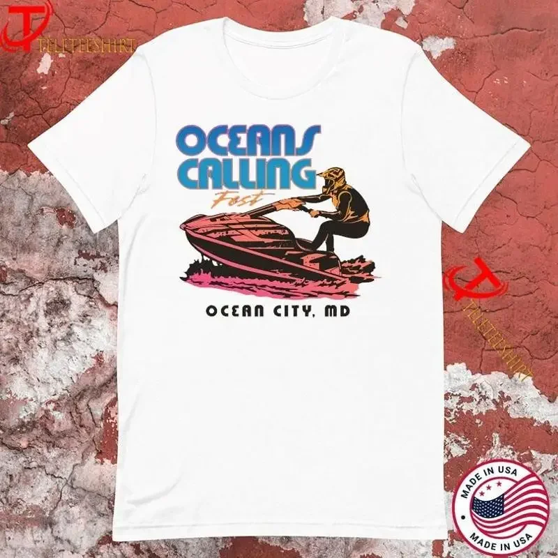 Oceans Calling Festival Jetski Ocean City MD T shirts Full Size S 5XL Multicolor