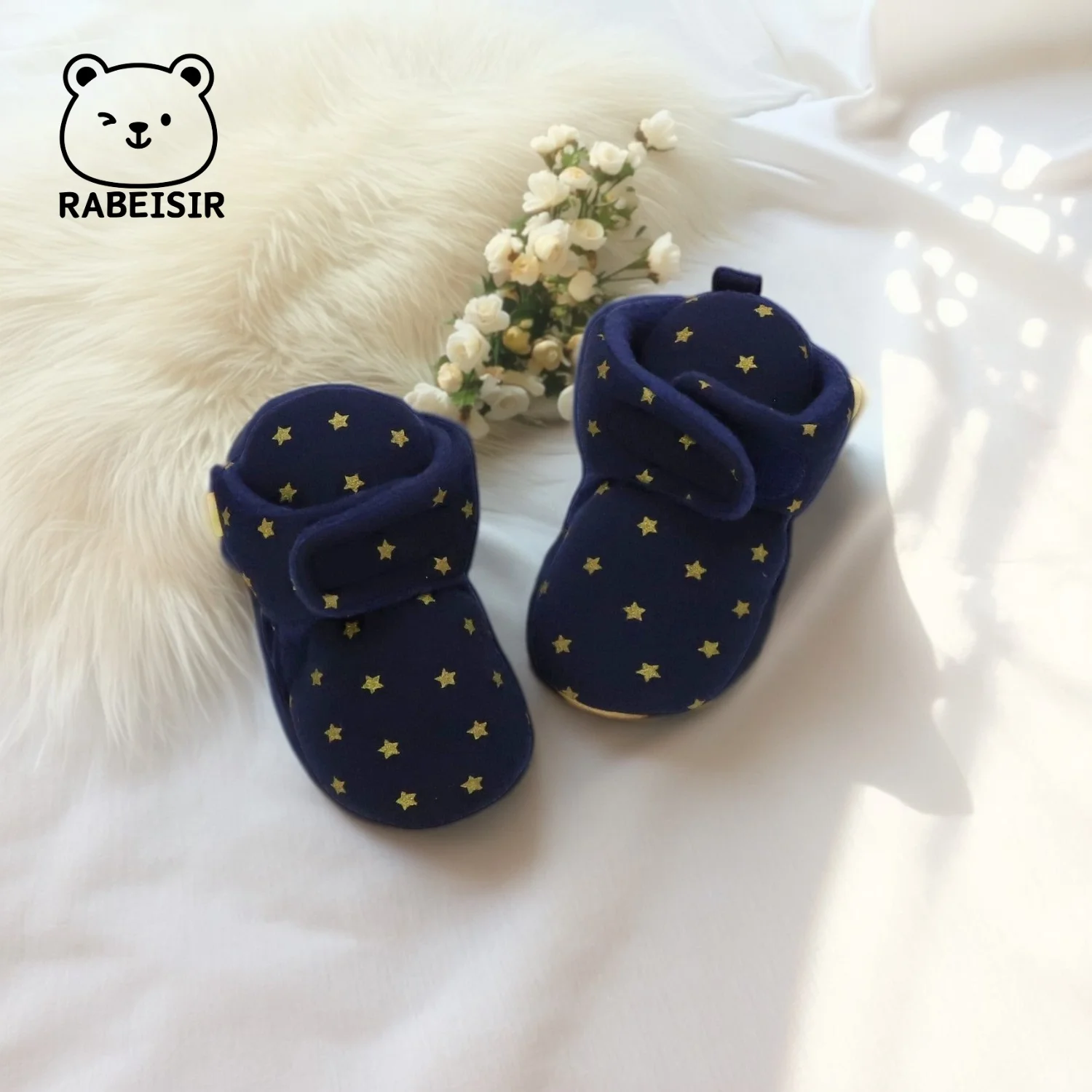 

Детские напольные носки на осень и зиму, плюшевая теплая прогулочная обувь для новорожденных, мужская и женская противоскользящая напольная обувь.