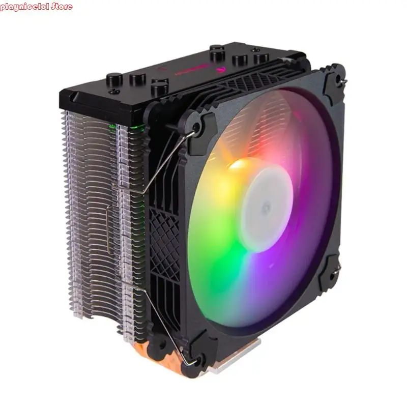 e8ba 4 أنبوب الحرارة كمبيوتر الشخصي مروحة تبريد هادئة argb 4pin مروحة مروحة مروحة الكمبيوتر