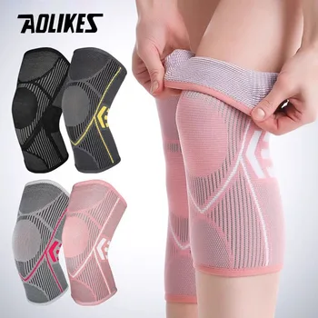 AOLIKES 1PCS 무릎은 여성용 버팀대, 관절 통증 완화, 관절염, 부상 회복, 무릎 통증을 위한 무릎 압축 슬리브를 지원합니다.