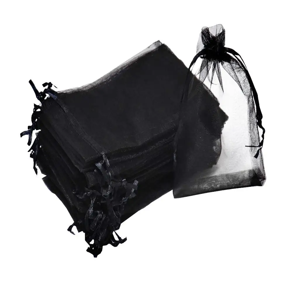 

100 Pcs Jewelry Bag Gift Drawstring Pouch Candy Storage Bags Wrapping Fabric Portable Holding Goodies
