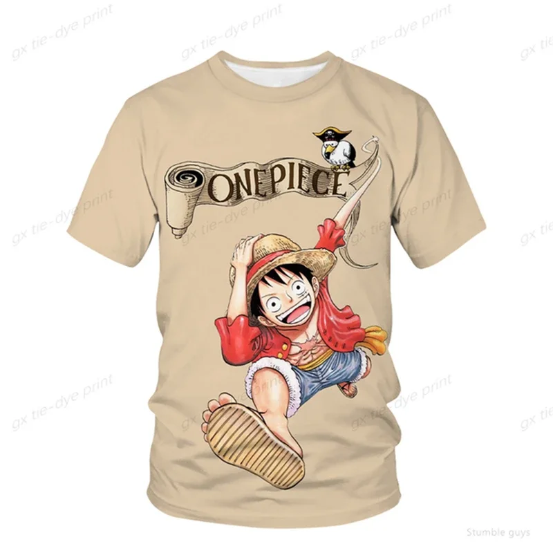 Men's Casual One Piece T-Shirt Sanji Group Print Boys Clothes Girls Short Sleeve Men Jersey Breathable Summer
