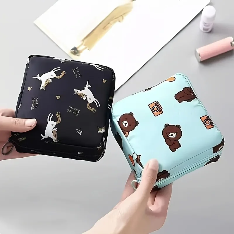 Stylish & Durable Sanitary Bag–Waterproof Travel Organizer for Cosmetics,Discreet&Compact – On-the-Go Must-Have,Great Gift – 1pc