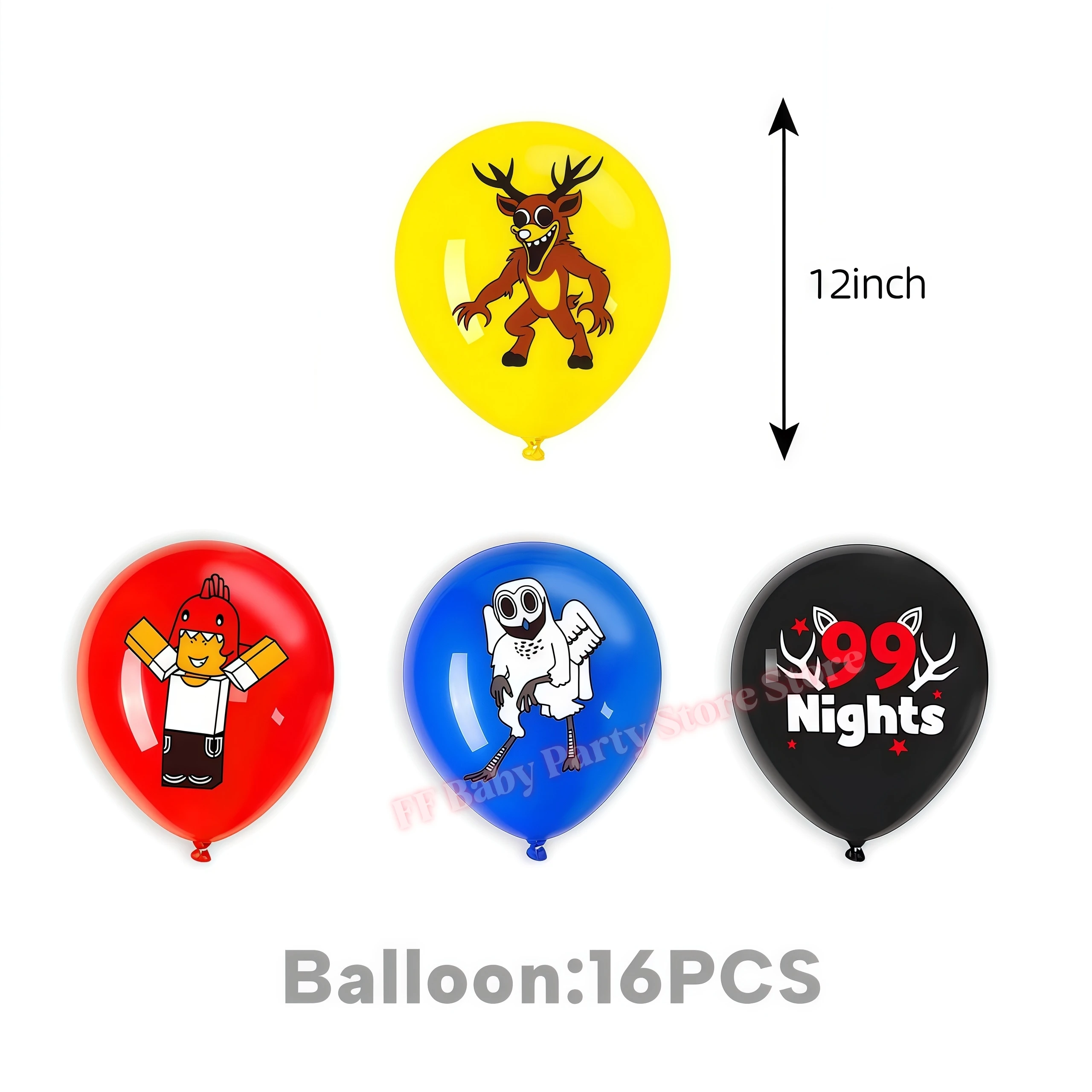 99 Nächte im Wald Party-Geburtstagsdekoration Hirsch-Motiv Tasse Teller Serviette Ballon für Kinder Jungen Geschenk Babyparty-Zubehör – Detail 11