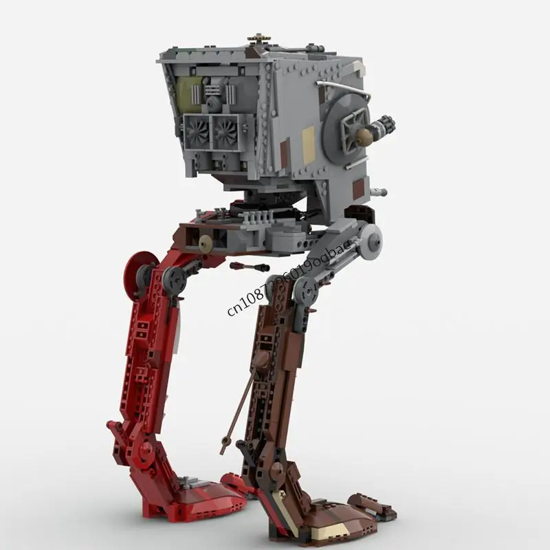 ใหม่ 1568PCSที่มีชื่อเสียงStar Battleภาพยนตร์MOC AT-ST Raiderหุ่นยนต์DIYสร้างสรรค์ไอเดียของเล่นเด็กประกอบปริศนาของขวัญวันเกิด