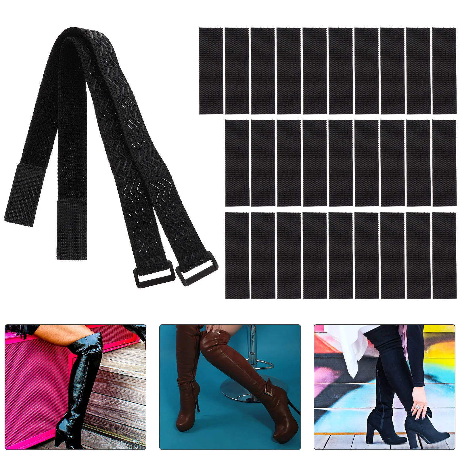 

1Set Anti-Slip Strap Over Knee Boots Fixing Adjustable High Boots Fix Strap Elastic Accessories Adjustable Boot Straps