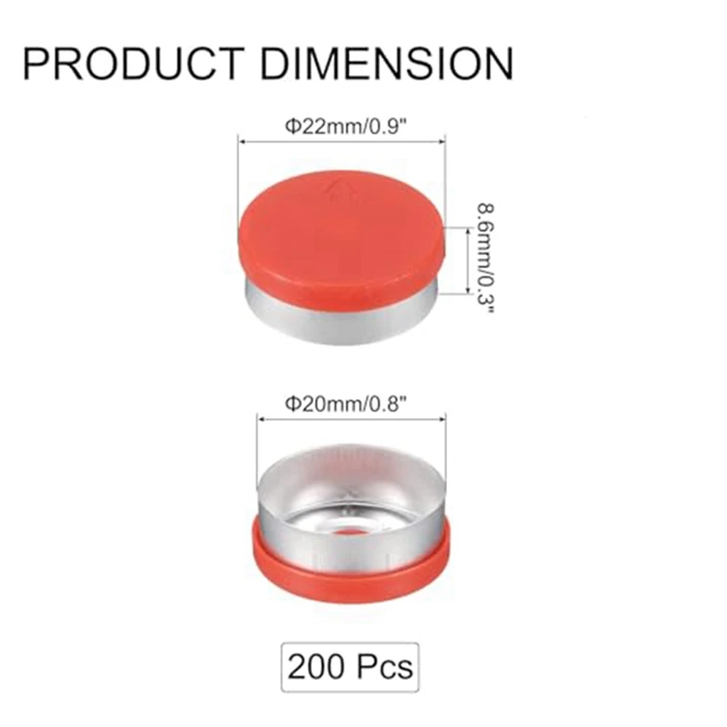 قبعات مكياج قابلة للطي، 200 قطعة من أغطية علوية قابلة للطي خالية من الأختام