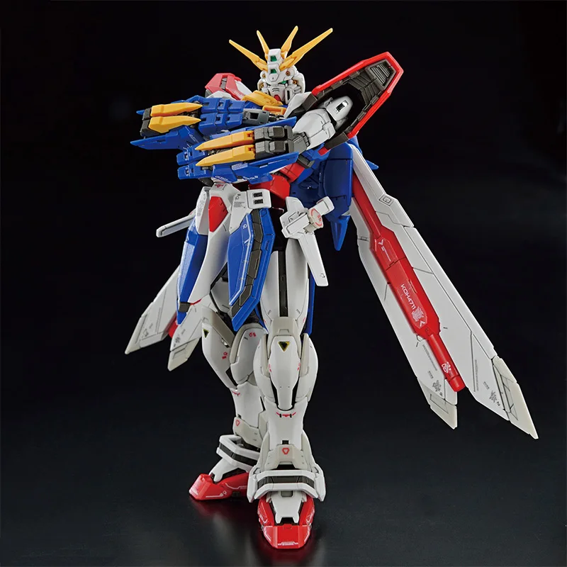 Bandai Original RG 1/144  Mobile Suit FORCE GUNDAM GOD GUNDAM Anime Action Figure Assembly Model Kit Toy Gift for Childern Kids