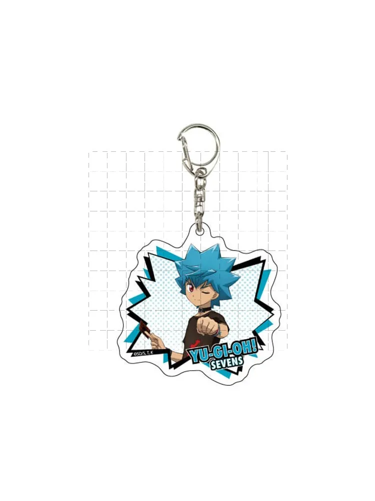 Jeu Yu-Gi-Oh! SEVENS-Porte-clés en acrylique avec pendentif pour cadeau, figurine d'anime au beurre, YuGiOh, 207 Oudou, Luke hypothécaire suhisa, Kamijou