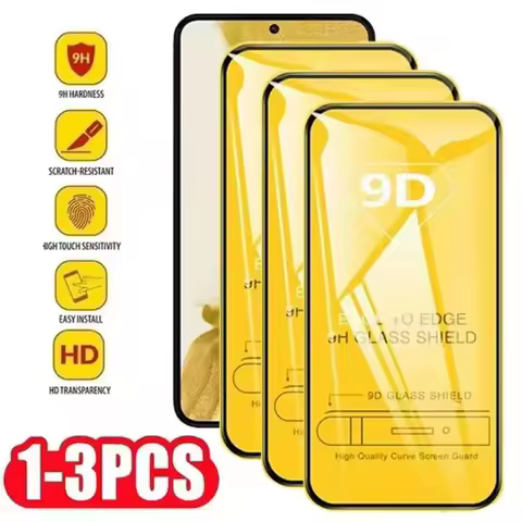9D Tempered Glass for Tecno Spark 20 10 Pro Go 20C 10C Camon 20 Pro Pova Screen Protector for Infinix Hot 40 10 Smart Note 30