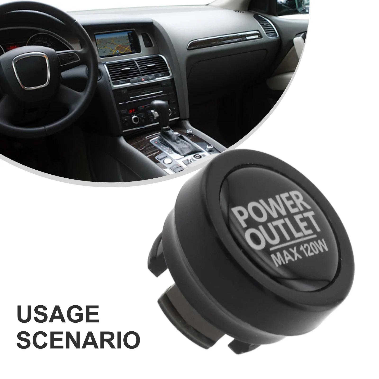 Dust Plug Power Outlet Easy Installation Effective Protection Features High Universality Fitment Vehicle Accessories