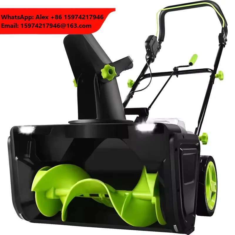 Electric Battery Cordless Snow Shovel, Battery Powered Snow Thrower, Battery Snow Blower With Directional Plate & Adjustable