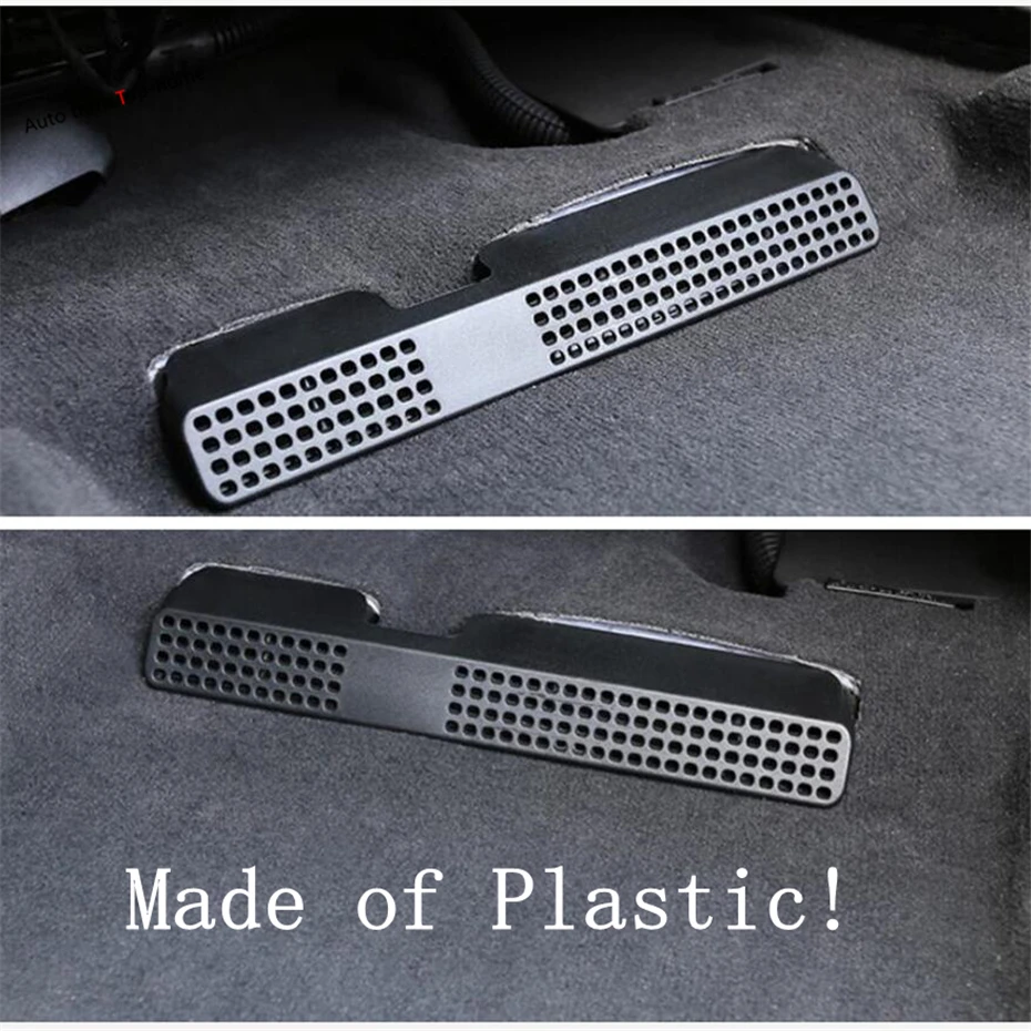 

Seat Under Floor Air Duct Conditioner Outlet AC Vent Anti-blocking Cover For Audi A4 B9 2016 2017 2018 2019 2020 Car Accessories