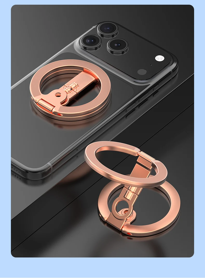 Soporte Magnético de Doble Cara para Teléfono Móvil, Accesorios de Fotografía Magsafe, Hebilla Magnética para iPhone 17 