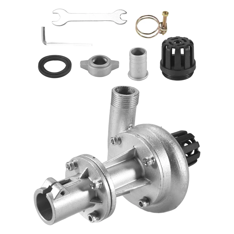 

2025 New Brush Cutter Grass Trimmer Lawn Mower Water Lift Pump Head 1 Inch Aluminum Alloy Trimmer Parts Garden Irrigation Tool K