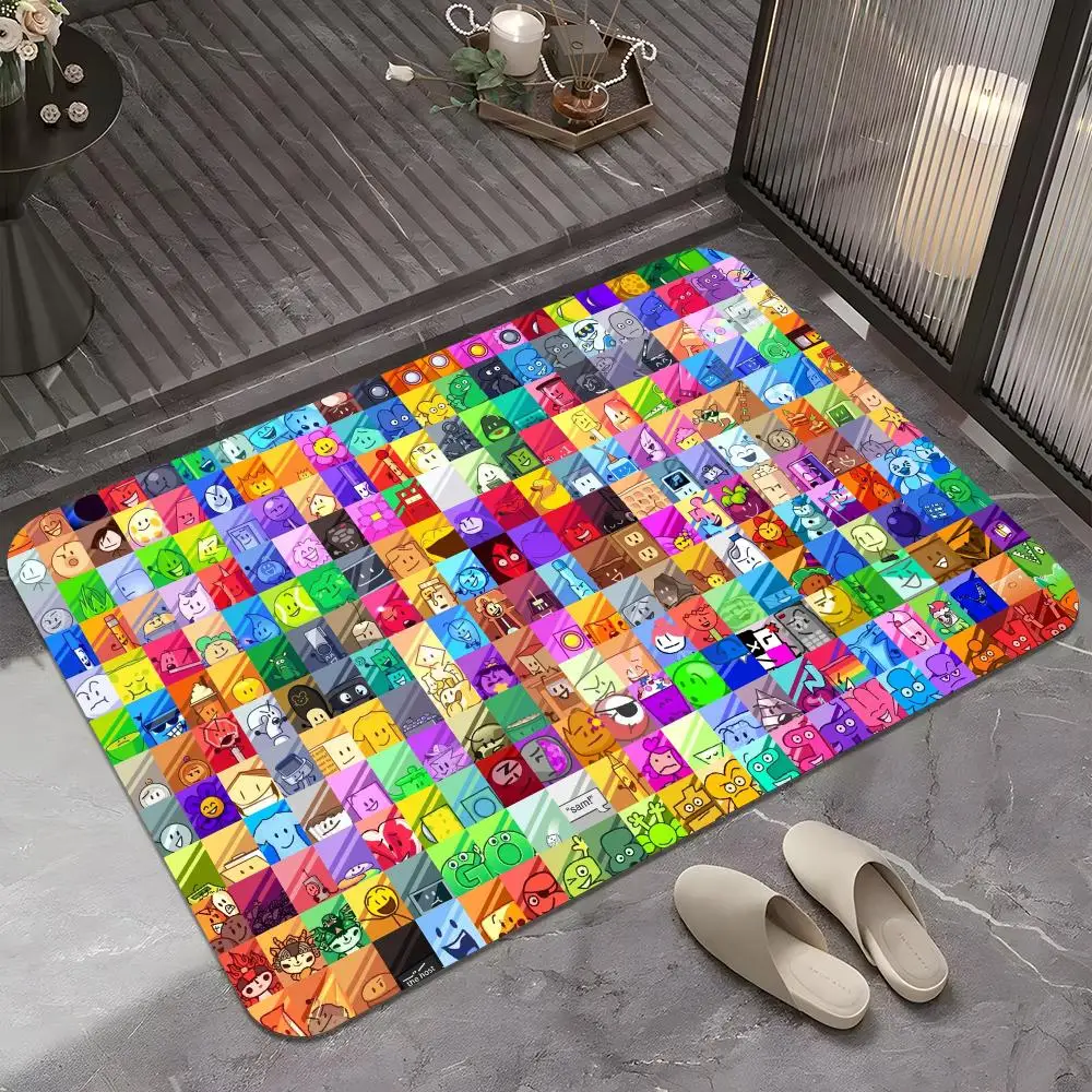 Battle For Dream Island Floor Mat HD Art Wall Room Decor Home Waterproof Home Living Bar Decorative Paintings