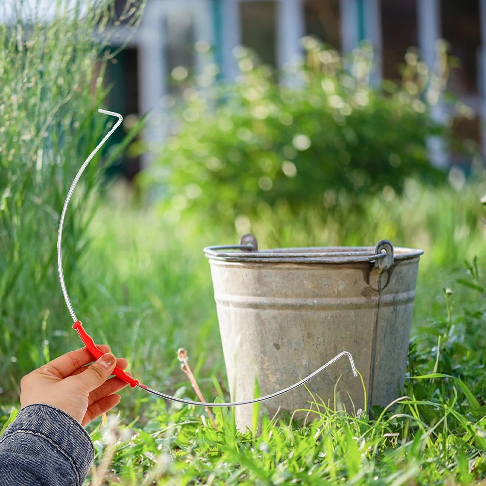 

3pcs Reinforced Bucket Handle Grips Replacement Heavy Duty Iron Pail Handles Wear-Resistant Household Bucket Accessories For
