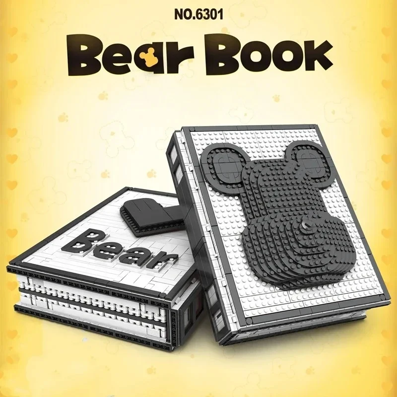

2622Pcs MOC Bear Book Building Block Model Creative Expert Building Block Toy Children's Christmas Birthday Gift