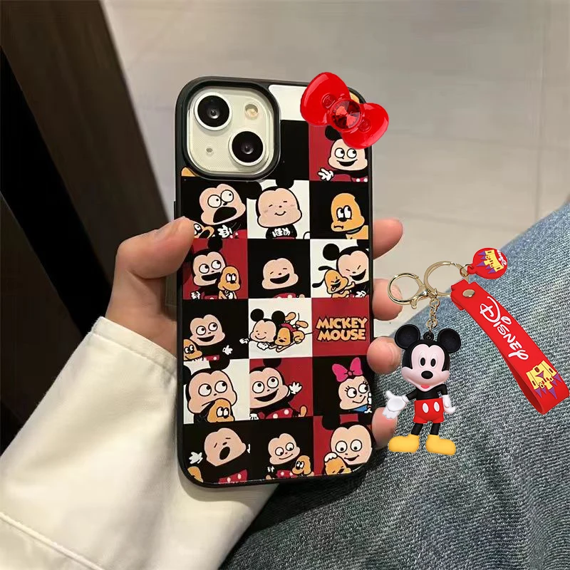 Disneys Mickeys Minnies Mouses Adorkable Phone Case For iPhone 16 15 14 13 12 11 Pro Max 7 8 Plus XR XS MAX MINI Y2K Back Cover