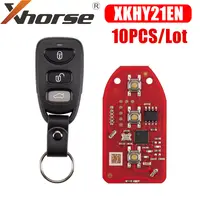Xhorse XKHY21EN llave remota de cable de segunda generación 3 + 1 botones para Hyundai tipo versión en inglés 10 unids/lote