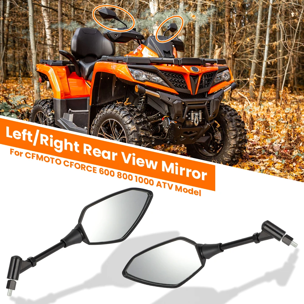 

9AY0-200200 9AY0-200300 1 Set Original Left Right Rearview Mirror For CFMOTO CFORCE 500 600 800 1000 ATV Quad 2014-2022