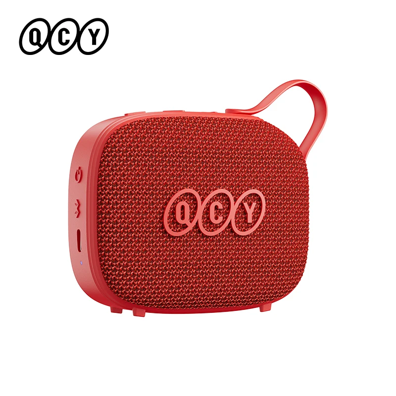 QCY Bluetooth-luidspreker, 5W, verbeterde basweergave, draagbare draadloze luidspreker, 45 mm driver, TWS-stereogeluid, mini-muziekluidspreker, SP3, waterdicht (IPX5).