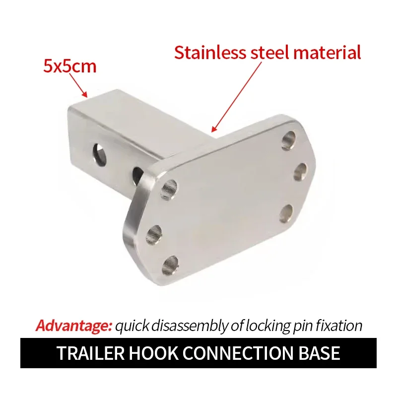 High Quality Stainless Steel Spherical Tow Hanger Tow Hook for Toyota Prado Trailer Hitch Accessories