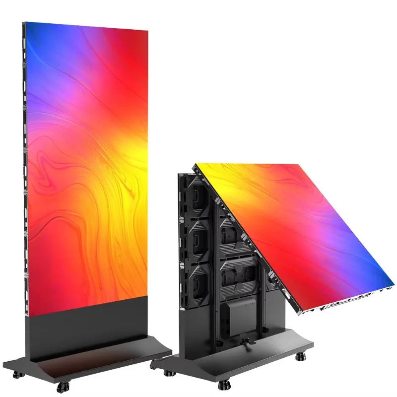 Folding led screen led display poster exhibition advertising screen church stage led video wall indoor display