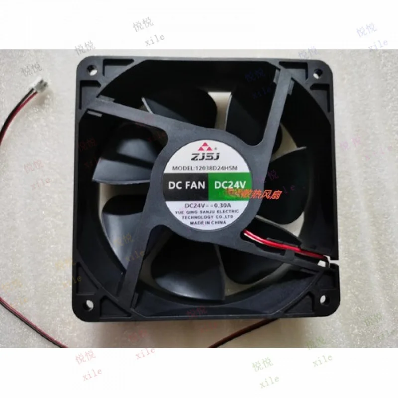 

L+ for ZJSJ 12038D24HSM DC24V 0.30A 12CM 2-Pin Inverter Cooling Fan