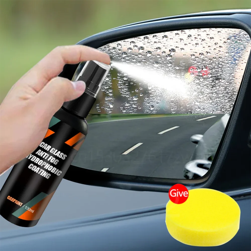 

100ml Auto Water Repellent Spray Anti Rain Coating for Car Glass Hydrophobic Anti-rain Car Liquid Windshield Mirror Auto Polish