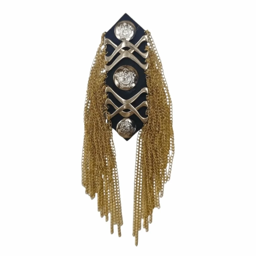 Classic Tassel Epaulettes Dynamic Visual Effects Fancy Looks Shoulder Board Group Uniform Collocations Formal Event Dress