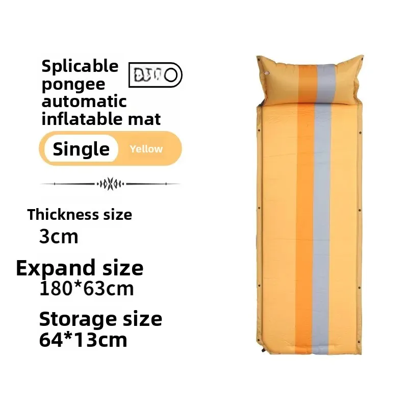 Inflatable Camping Mattress Portable Folding Air Bed for Outdoor Tent Travel
