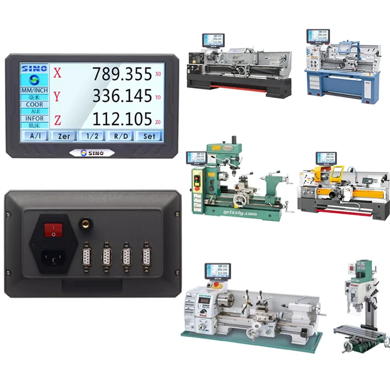 سينو 1 2 3 4 محور LCD DRO شاشة عرض القراءة الرقمية SDS3-1 SDS2MS SDS3MS SDS6-2V SDS6-3V SDS2-3VA SDS200 SDS200S SDS5-4VA