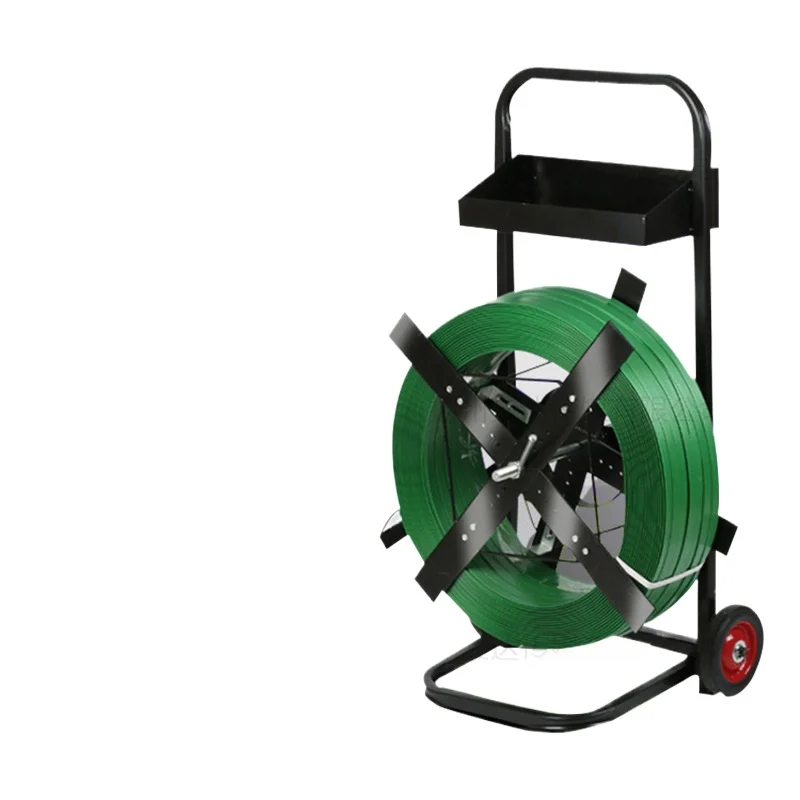 Baler with Disc Car Plastic Steel PP Packing Belt Bracket Trolley Durable Tool Parts for Packaging Industry