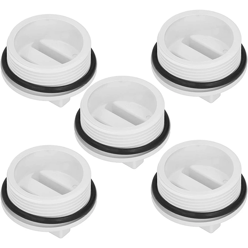 5PCS Filter Ablauf Stecker Aufhänger Gewinde Pool Spa Rückkehr Rohr Winter Stecker Aufhänger O Zyklus Für Pools Und die meisten Multi Sieb