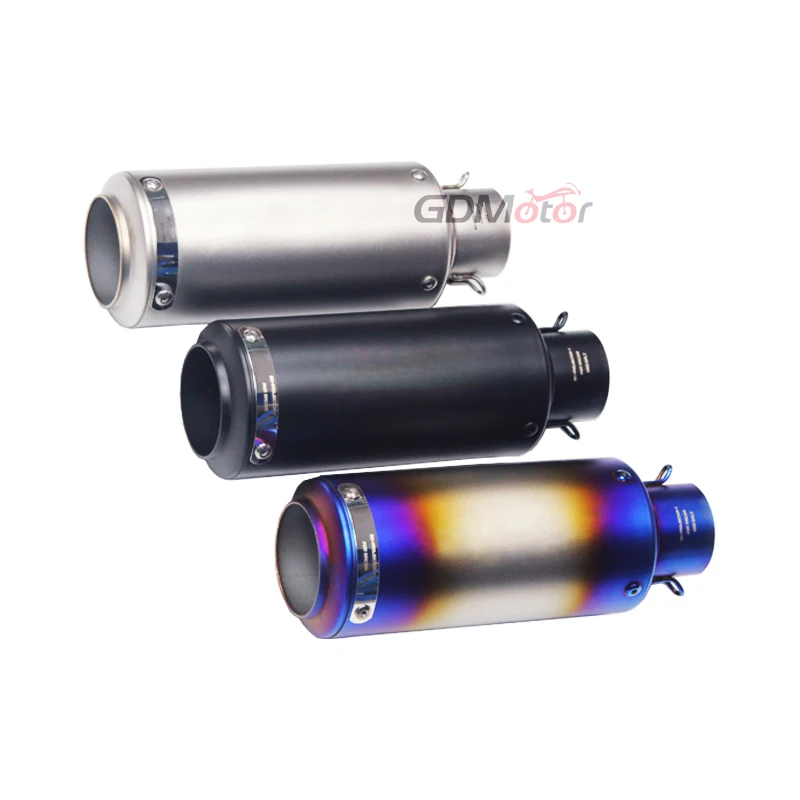 二輪車用ステンレス鋼エキゾーストサイレンサー,51mm,ヤマハ用,CBbr650r,r1,r3,mt03,r6,cbr600,zx6r,mt07,xsr900,mt10,zxr