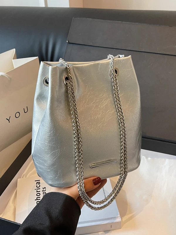 Faionable تنوعا Buet حقيبة المرأة 2025 جديد بسيط حقيبة يد بسلسلة واحدة حقيبة كتف ركاب حقيبة كروسبودي #2