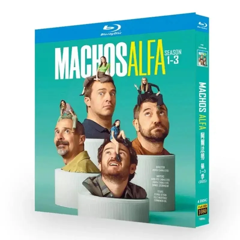 Hot Machos Alfa Temporadas 1-3 em Blu-ray Disc BD