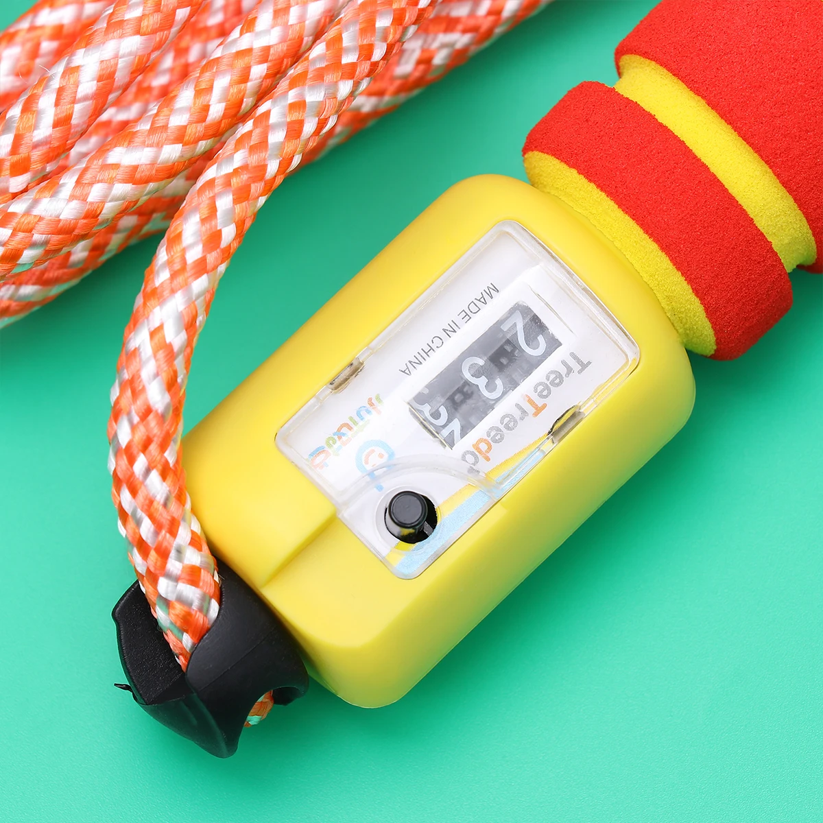 

2pcs Counting Jump Rope Red Blue Purple Pink Adjustable Design for Children Adults Workout Sport Match Sweat Absorbent Anti