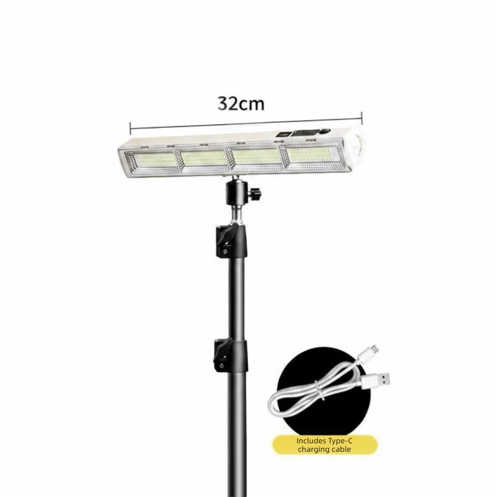 

Кемпинговая лампа с регулируемой яркостью, светодиодный рабочий фонарь 22/32/42 см, портативный дизайн, портативная рабочая лампа, мощный светодиодный рабочий светильник для кемпинга