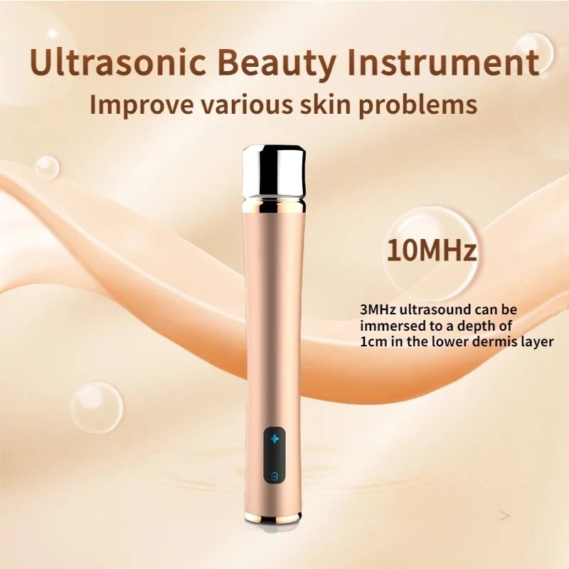 Slim Cylinder Design Ultrasonic Skin TreatmentDeviceEffectiveLifting&FirmingBeautyInstrumentFullyCustomizablePersonalCareProduct