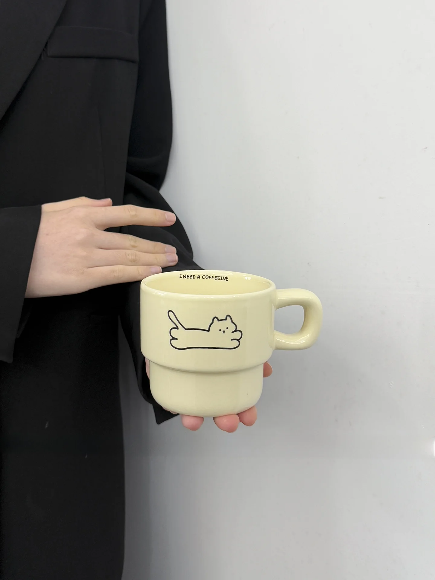 

Cute Ceramic Mugs High Aesthetic Value Afternoon Tea Cups Couple Glasses Best Friend Souvenir No Lid Single Ear Handle