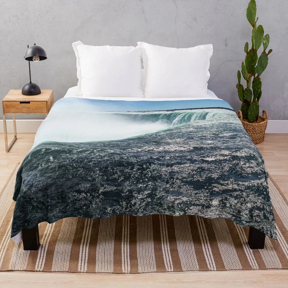 

Niagara Falls 03 Throw Blanket Thermals For Travel Shaggy Decoratives Thermal Blankets