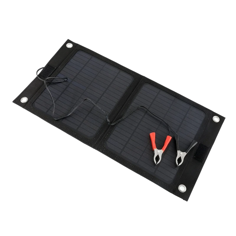 Solar Panel 18V 100W Maximum Power Foldable Solar Panel Bag 12W Rated Power for Mobile Phone Power Bank Notebook MP3 Pad Charger
