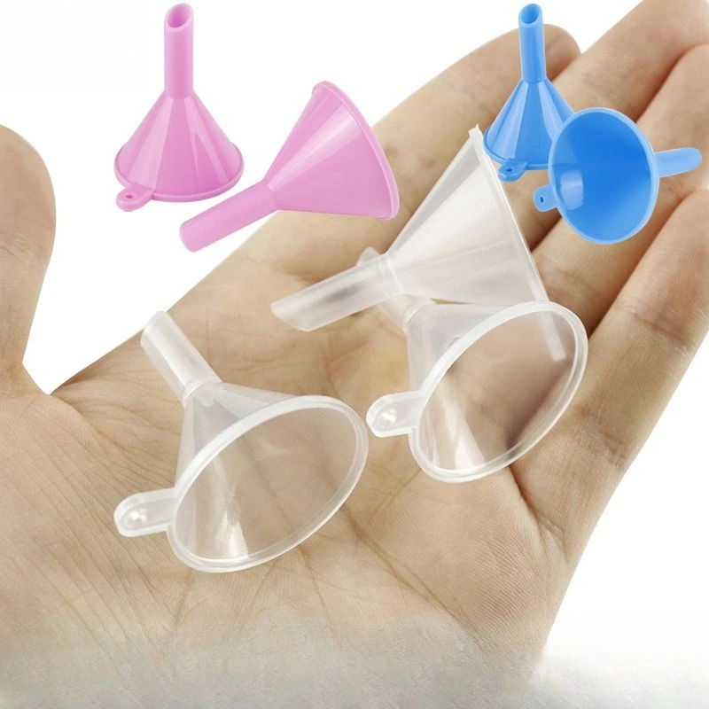 

2Pcs/Lot Clear Small Funnel Plastic For Lab Diffuser Bottle Mini Liquid Oil Funnels Labs