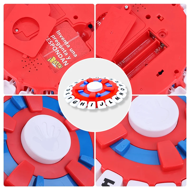 كلمات باستا الإسبانية مجنون كلمة لعبة نسخة juguetes De Mesa Educativos Para Niños متعة ألعاب الطاولة العائلية ألعاب ألغاز #5