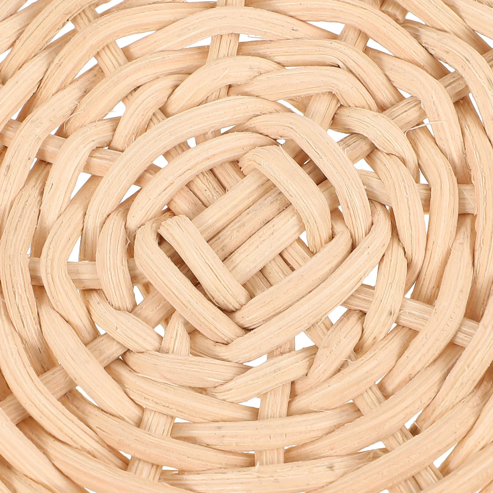 

Natural Rattan Bohemia Woven Coaster Rustic Cup Mat Heat Resistant Decorative Table Placemat for Home Woven Coasters