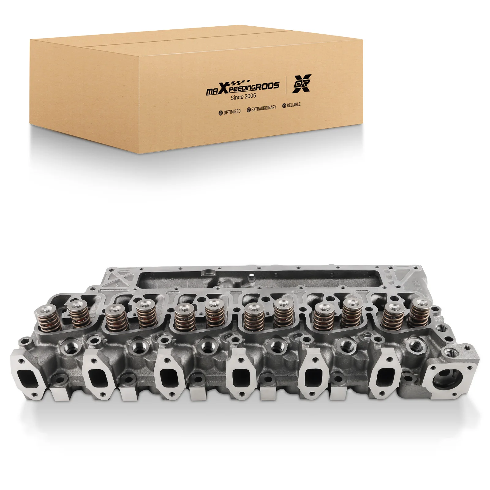 

Cylinder Head w/ Valves & Spring 3925400 For Dodge Cummins 6B 6BT 6BTA 5.9L