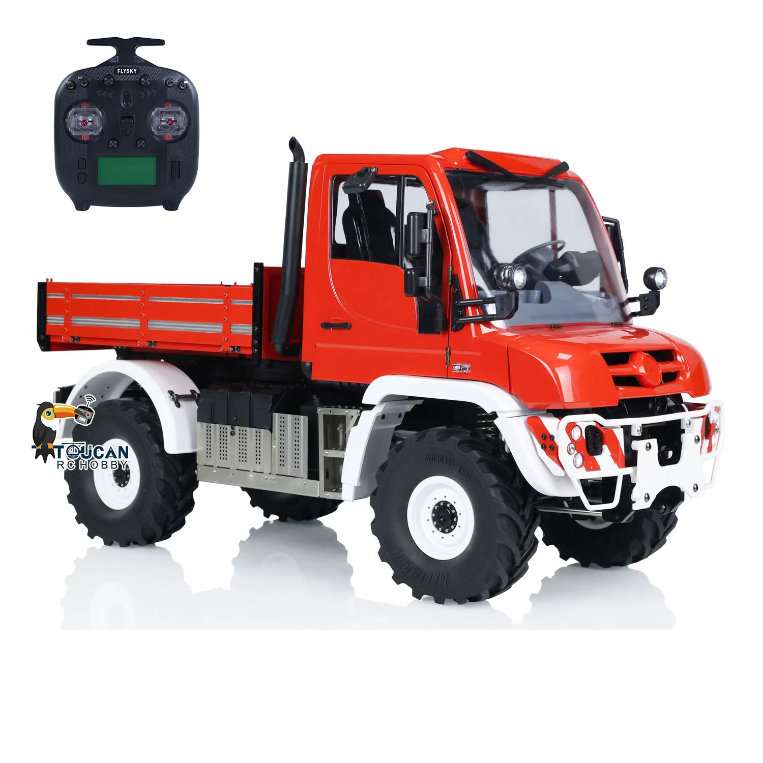 

U423 1/10 RC Off-road Vehicles Metal Bucket 4x4 Remote Control Crawler Car RC Toys Painted Assembled Light Sound Model THZH1988